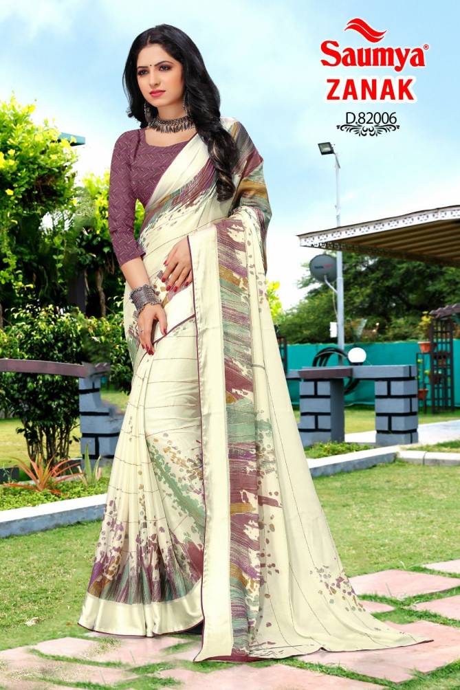 Zanak By Saumya Crape Digital Printed Sarees Wholesale Clothing Suppliers In India 